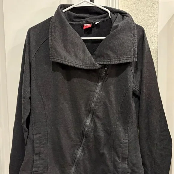 Puma Women's Black Mock Neck Sweater Long Sleeve Pullover Size Large - Great Con - Picture 9 of 10